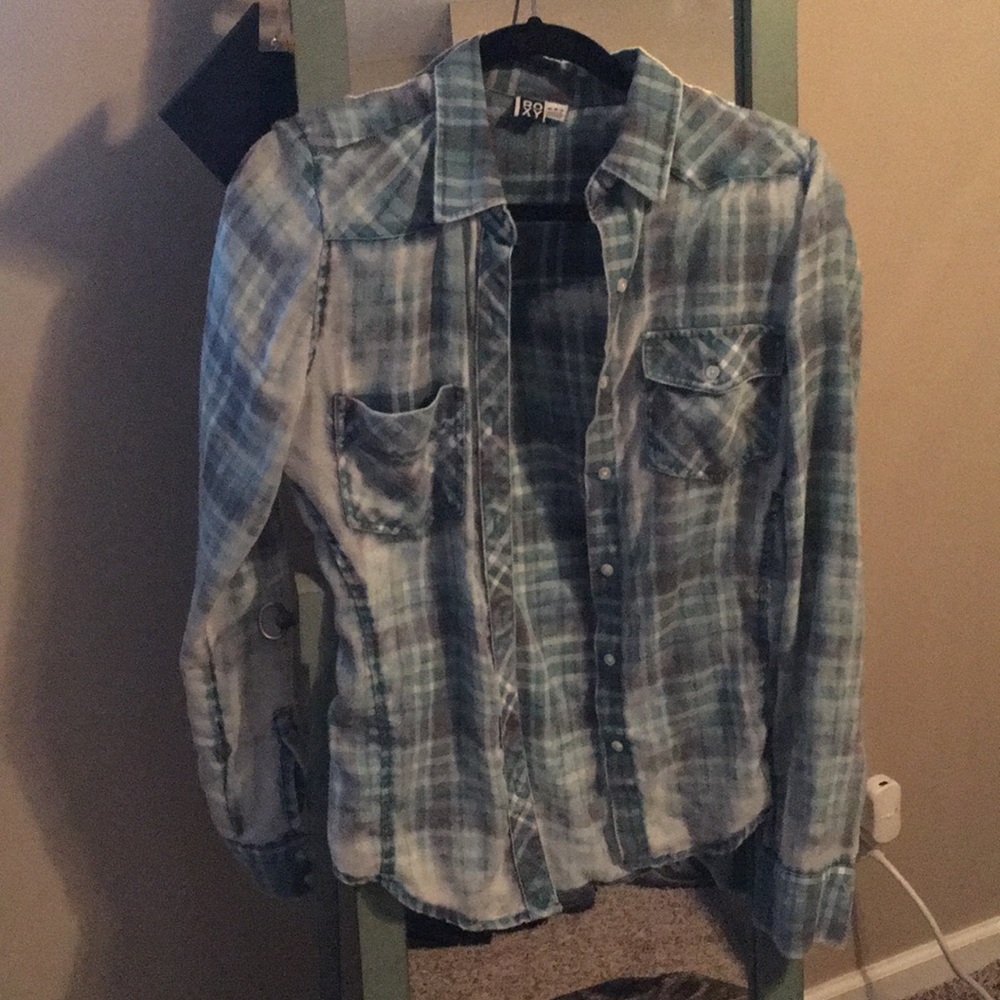 Vintage wash Roxy flannel
